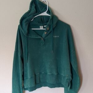 Roxy Green Hooded Sweatshirt